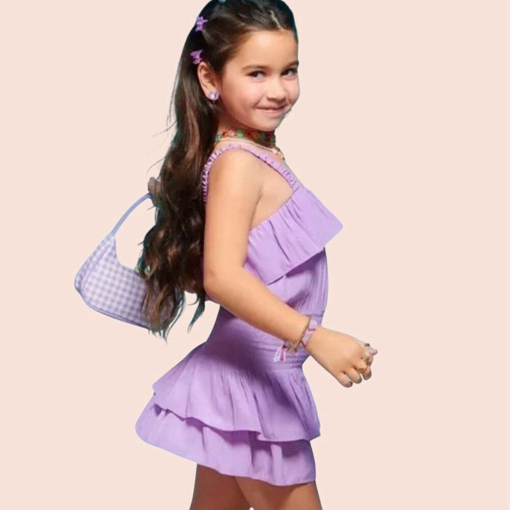 NWT RAMY BROOK Girls’ Size 7-8 Leon Dress Sleeveless Color Mauma